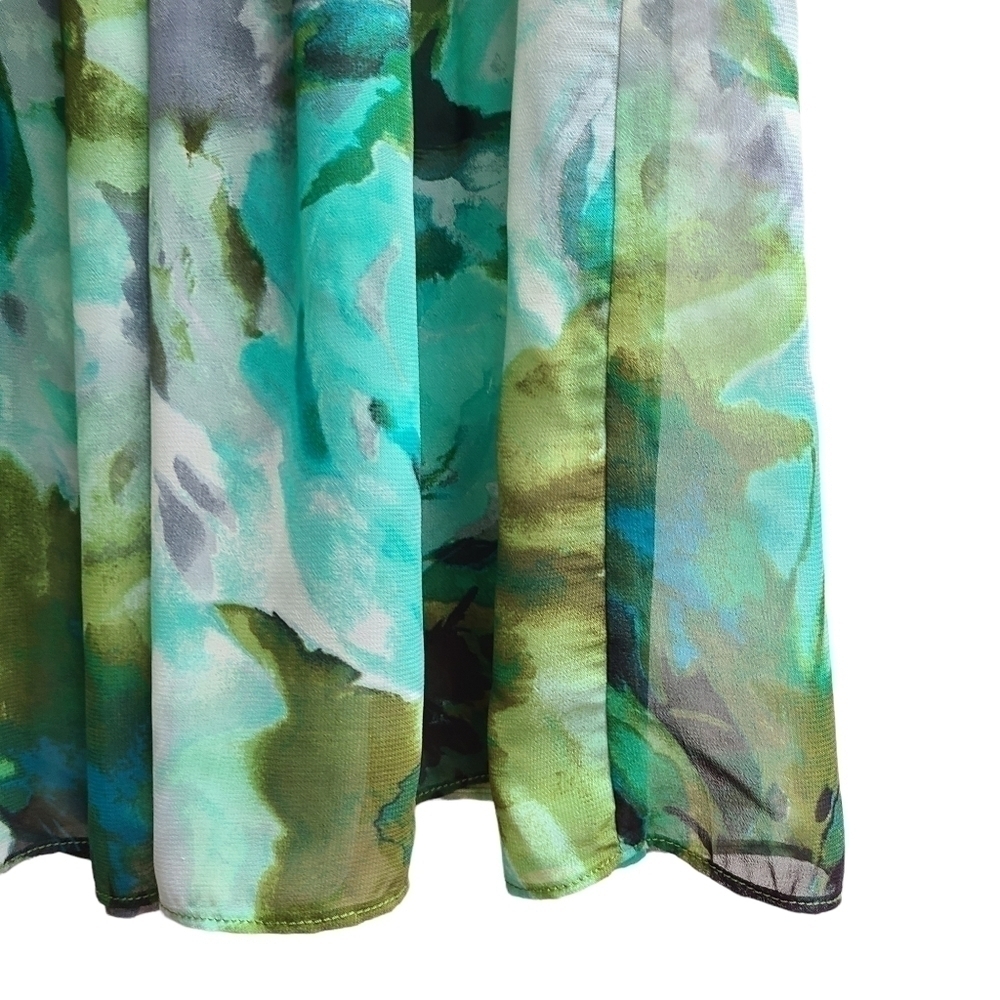 Isaac Mizrahi Sheer Floral Dress - Picture 5 of 7
